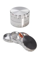 Propeller Aluminium Grinder Silver 4parts 62 57 H48mm
